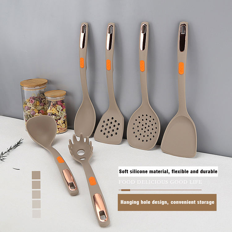 7-Piece Silicone Pack Nylon Cookware Set Spatula