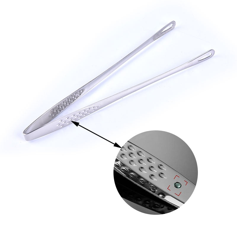 1pcs Stainless Steel Food Tongs