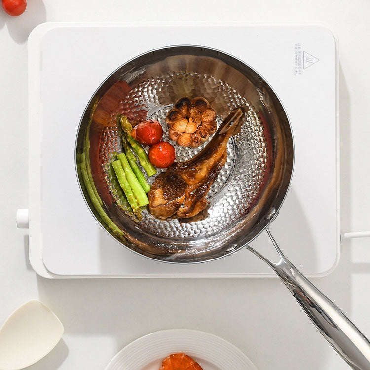316 stainless steel uncoated complementary food pan,