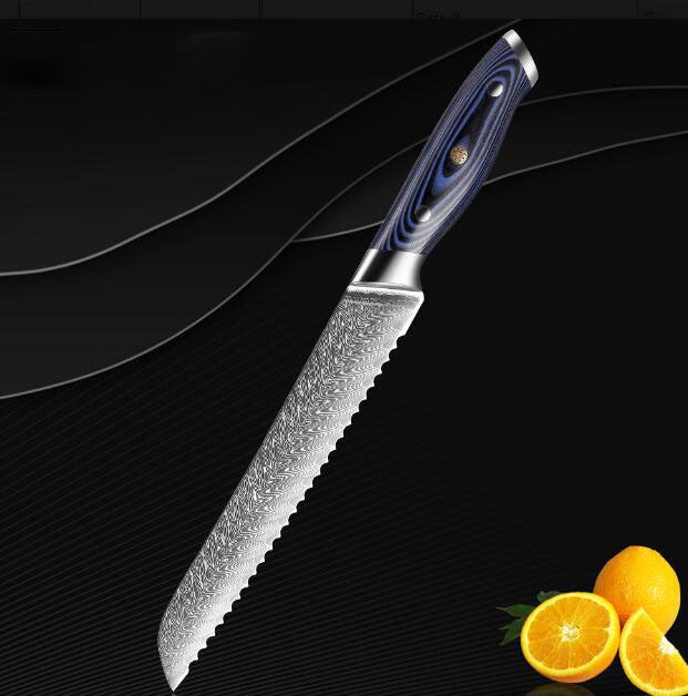 8 Inches Steel Serrated Bread Knife