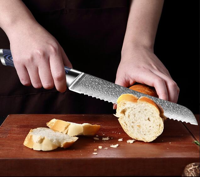 8 Inches Steel Serrated Bread Knife