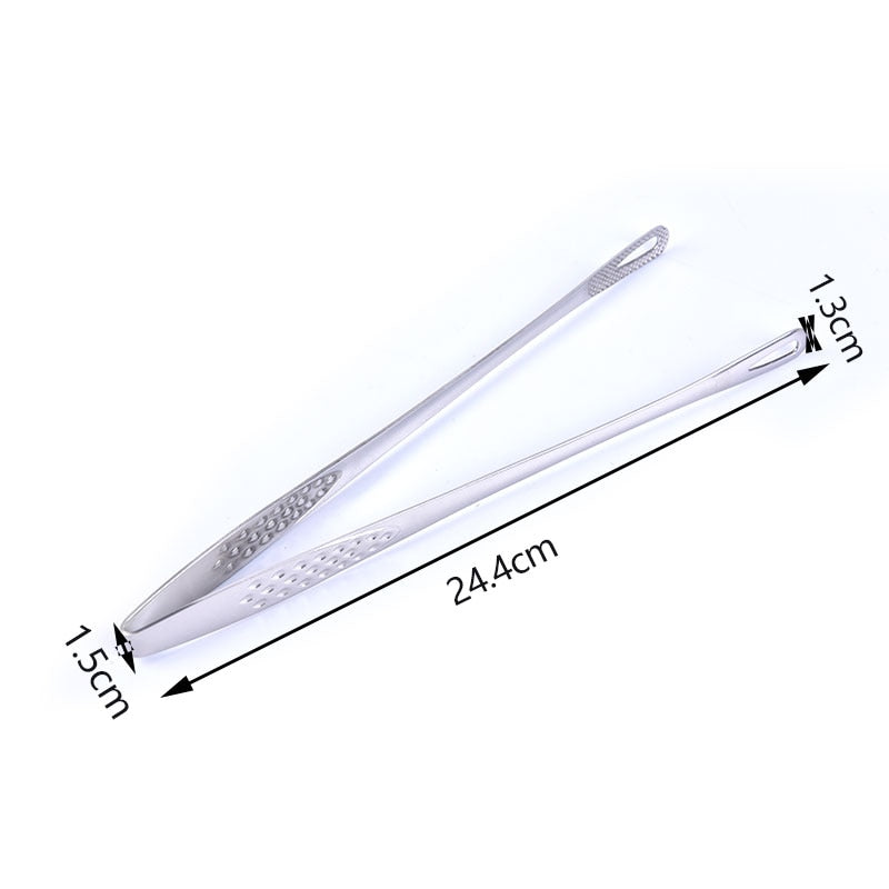 1pcs Stainless Steel Food Tongs