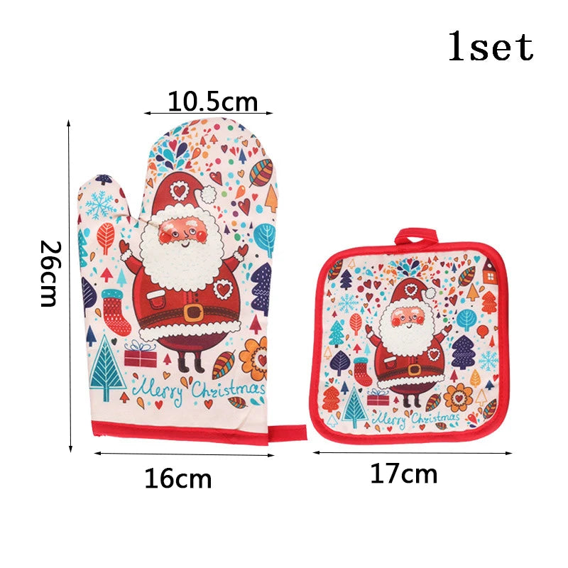 Christmas Decorations For Home Christmas Microwave Gloves